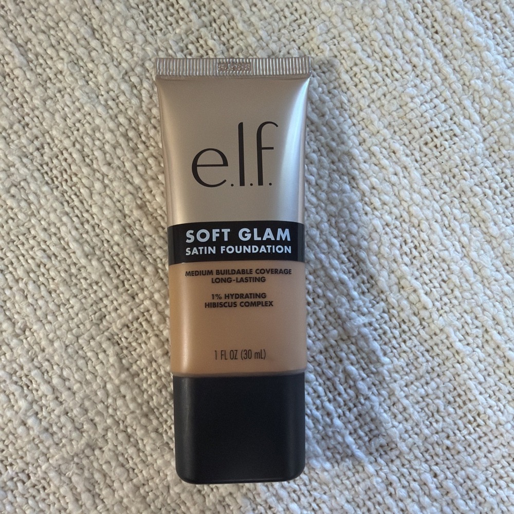 e.l.f. Soft Glam Satin Foundation - 45 Tan Warm - 1 fl oz New